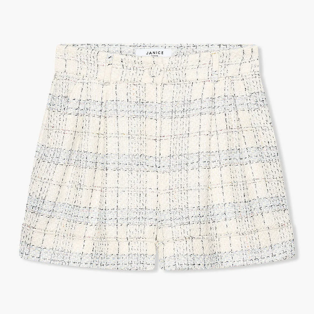 Arthur Shorts Off White Metallic