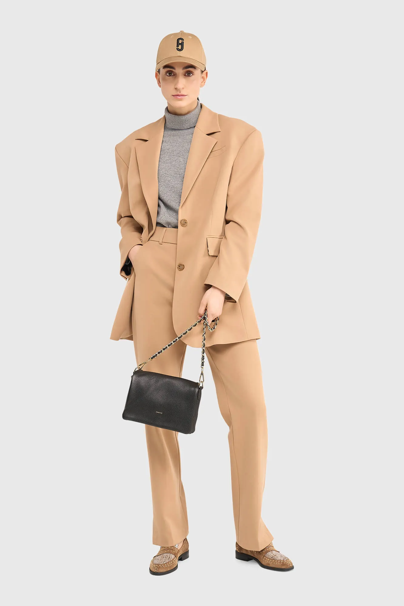 Oversized Blazer Dames Buddy Beige
