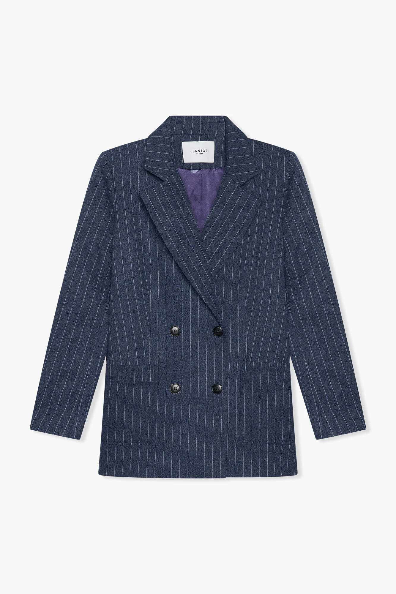 Blazer Dames Double Breasted Martin Blauw Streep