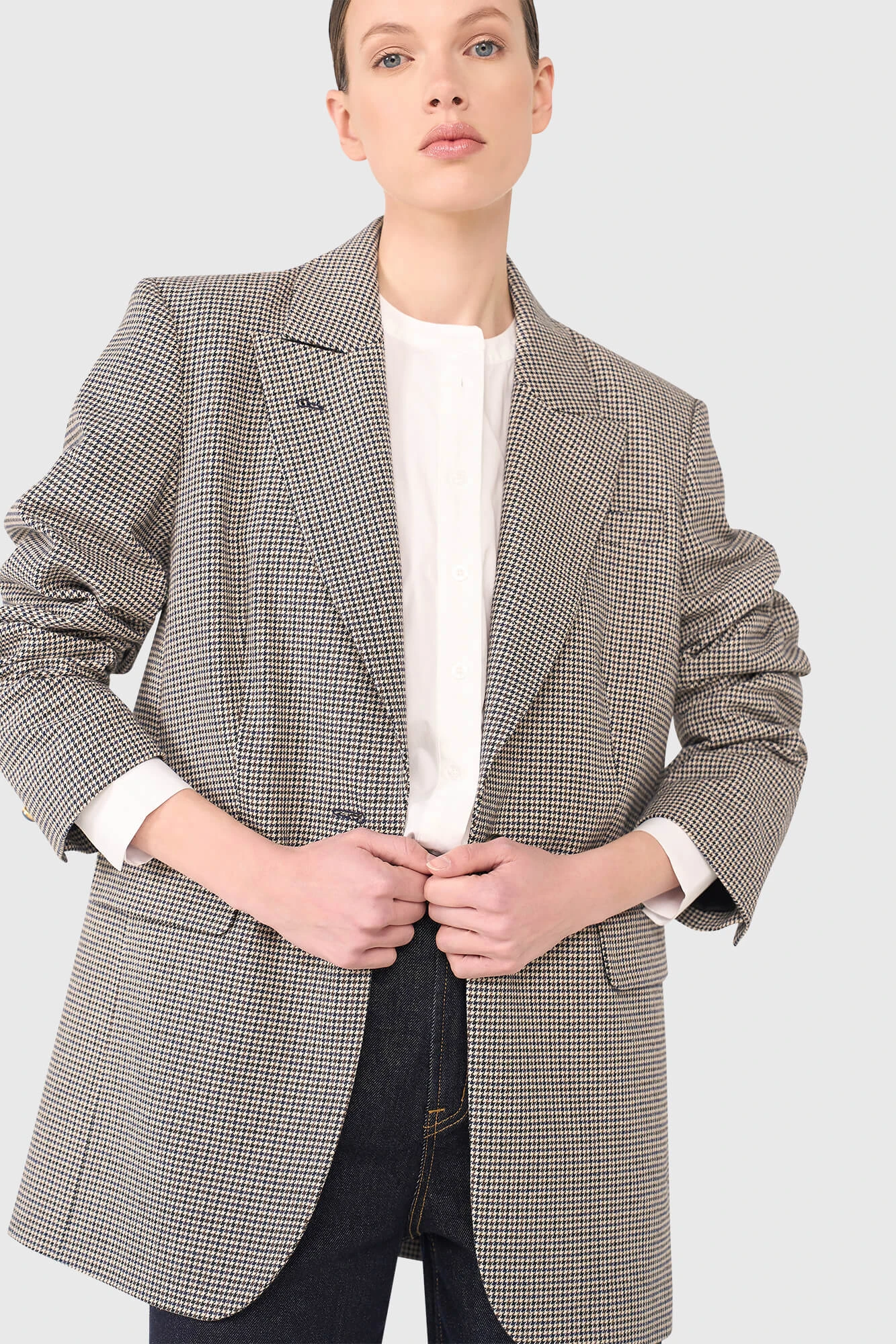 Hank Beige Ruit