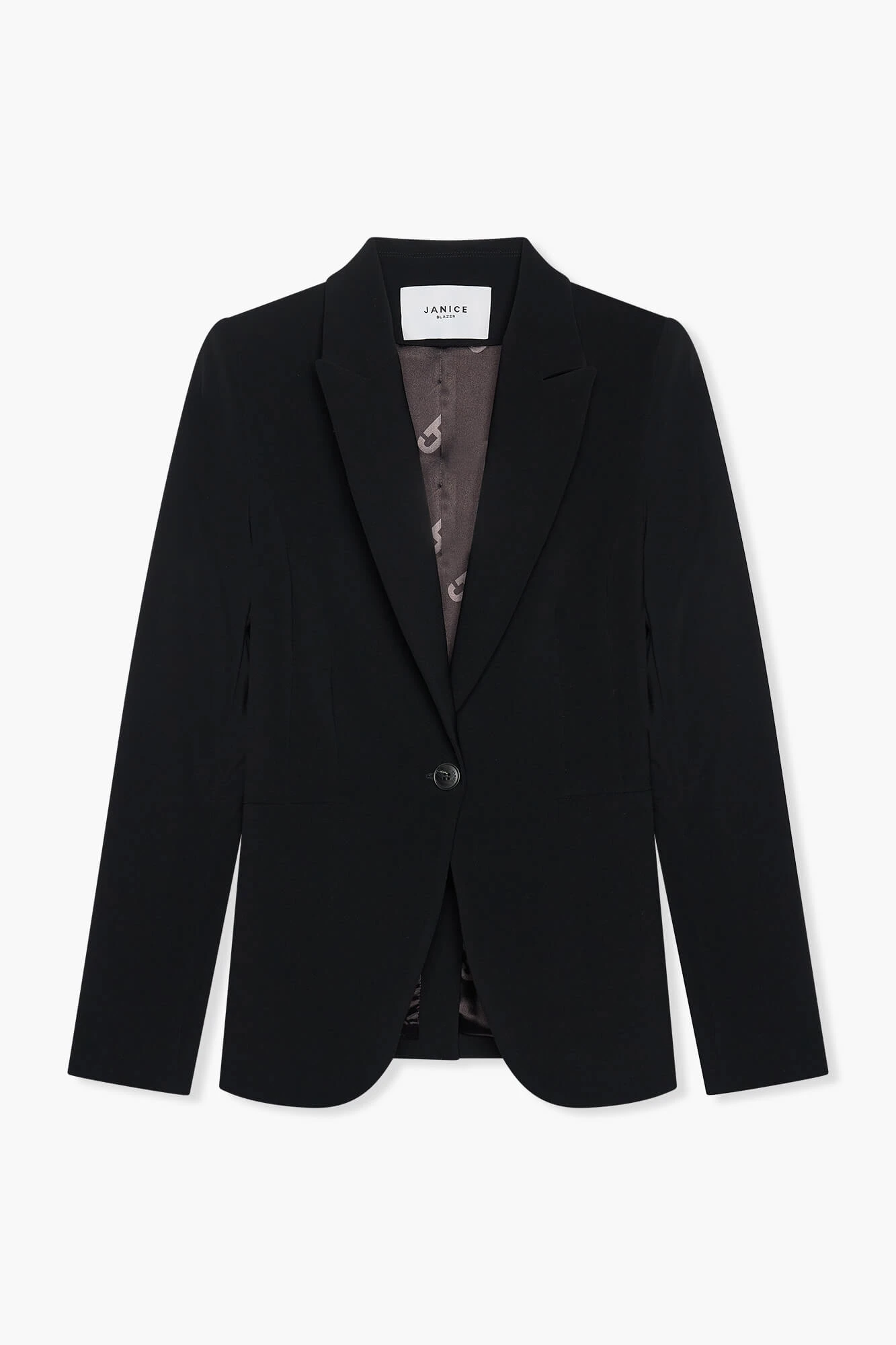 Blazer Dames Getailleerd Luke Zwart