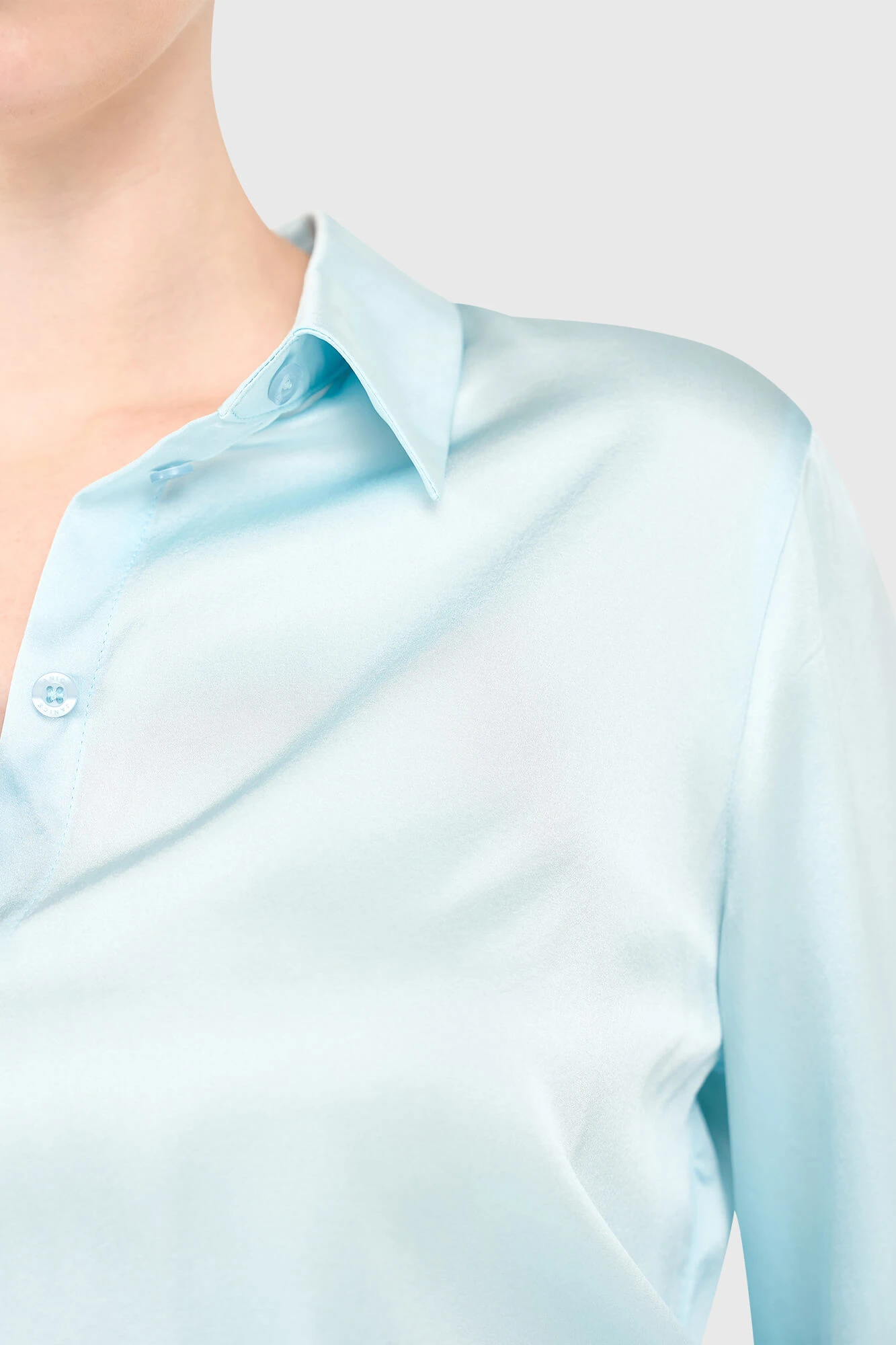 Abe Blouse Licht Blauw