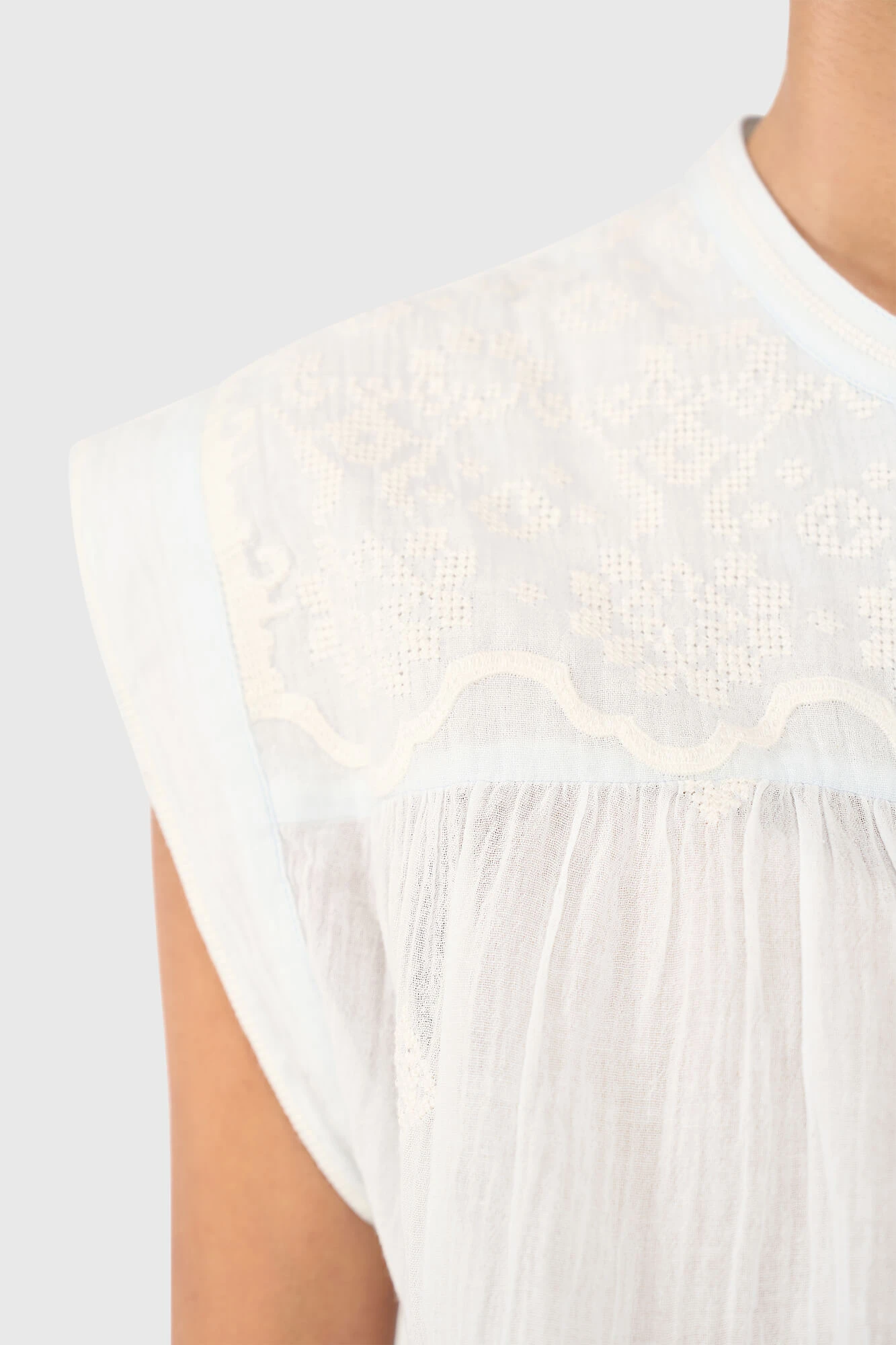 Jace Blouse Licht Blauw
