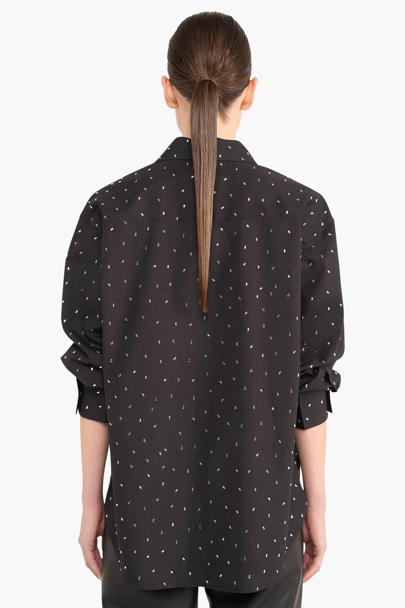 Katoenen Blouse Dames Steentjes Kygo Zwart
