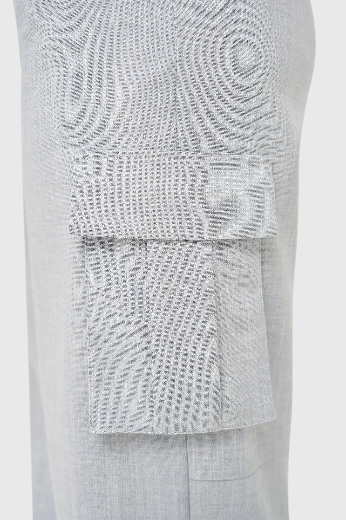 Broek Dames Wijde Pijp Cargo Pants King Blauw