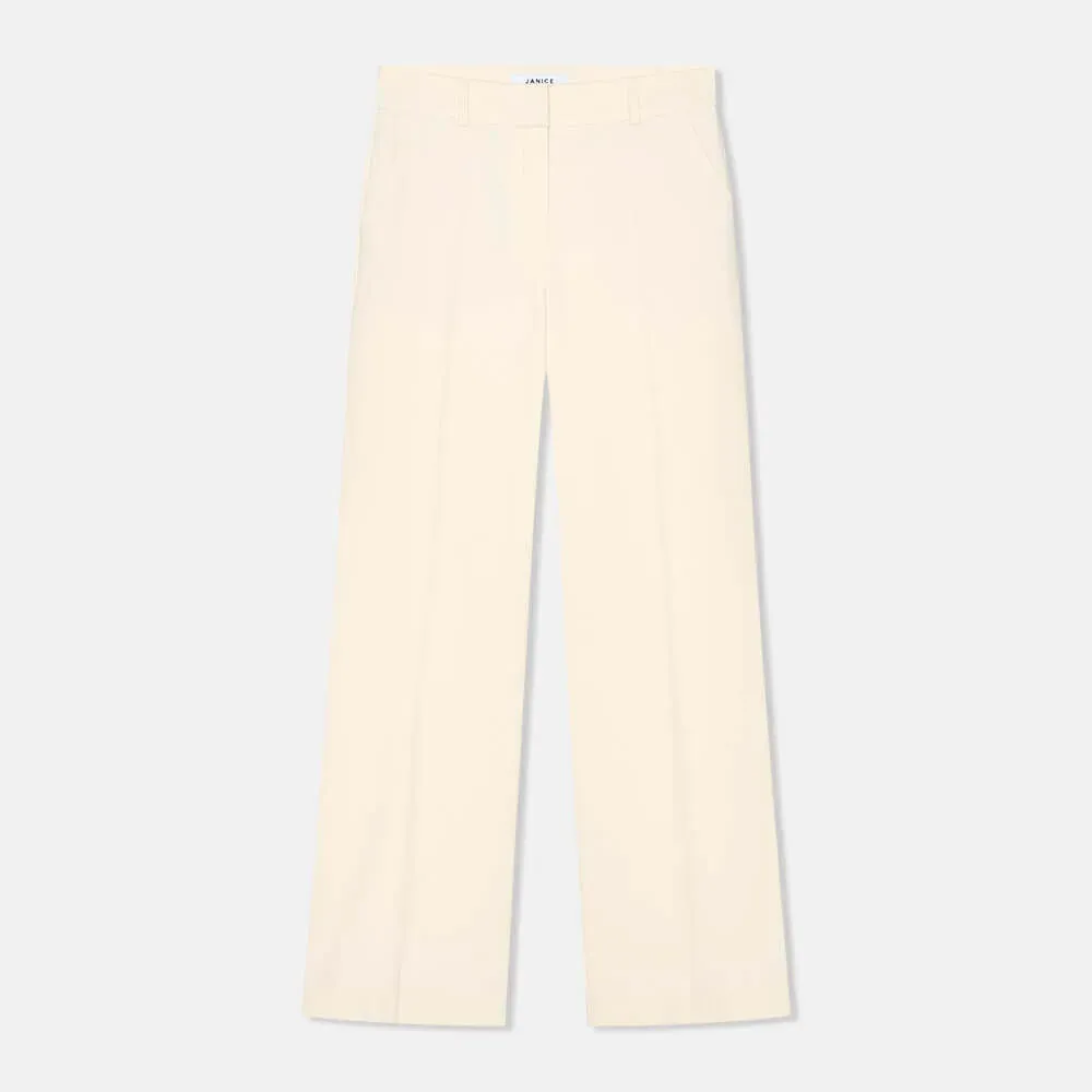 Broek Dames Wijde Pijp Emil Off White