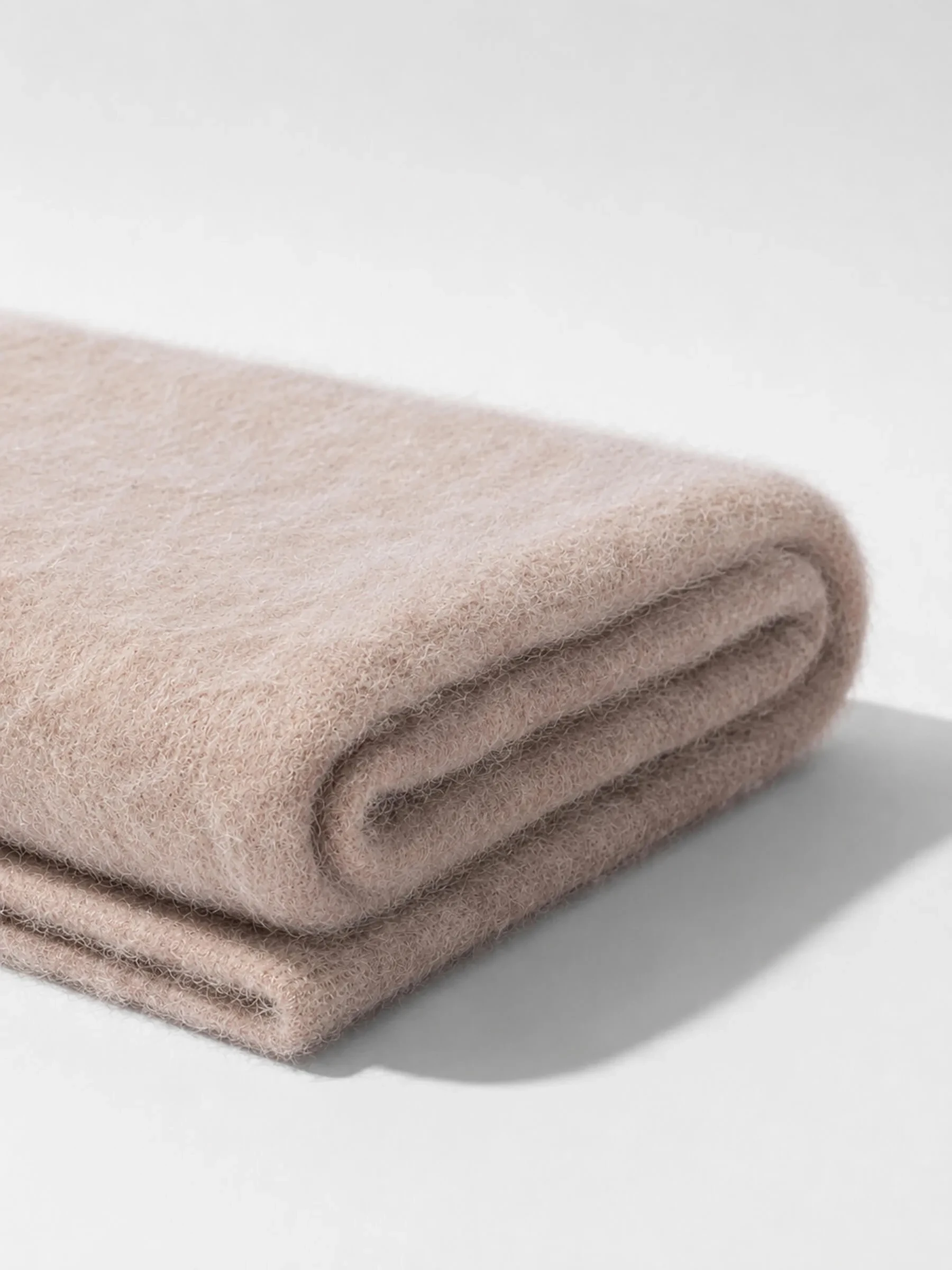 Brushed Cashmere Dames Sjaal Santos Taupe