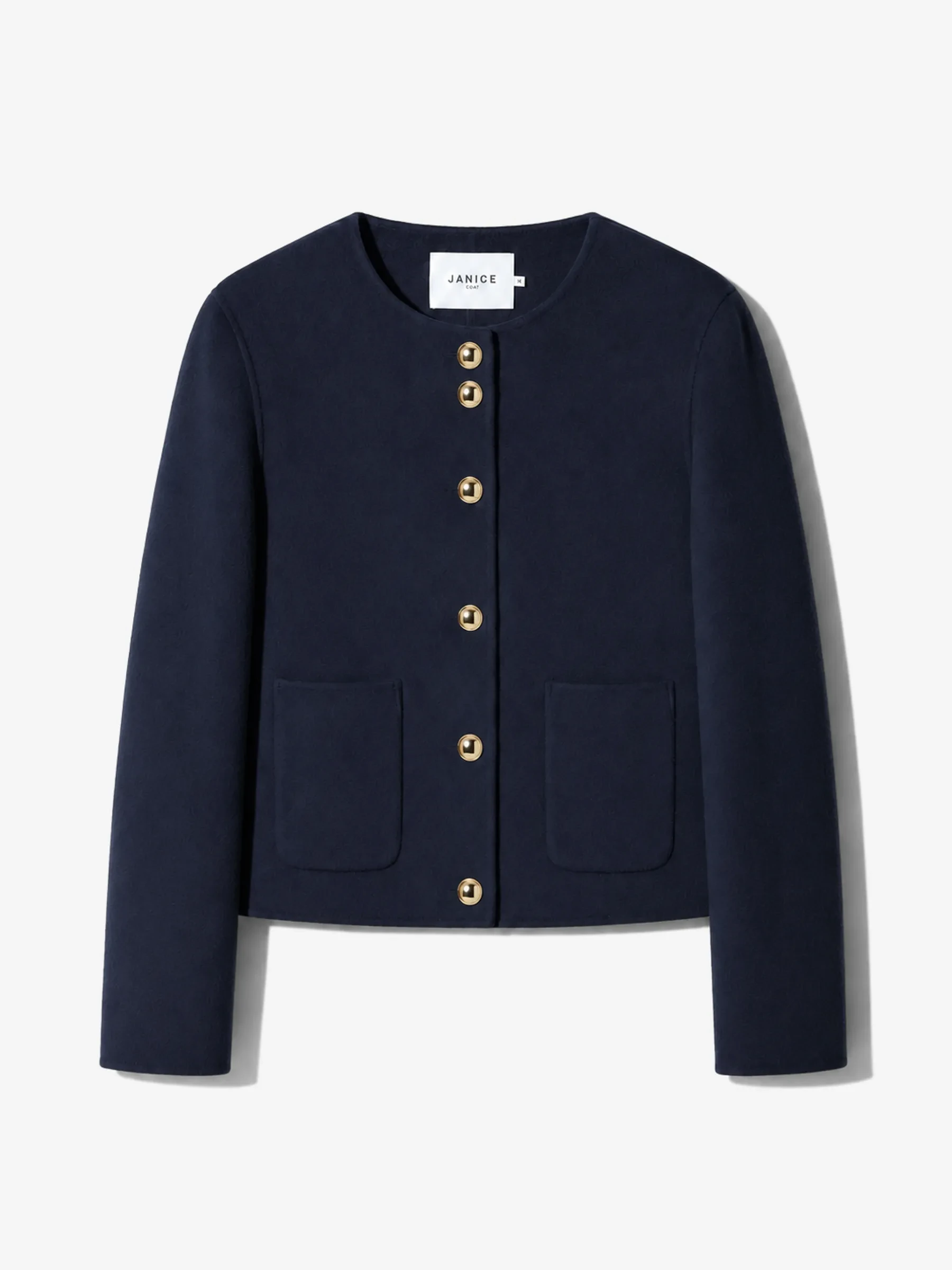 Cashmere Jack Dames Kort Vince Double Faced Blauw