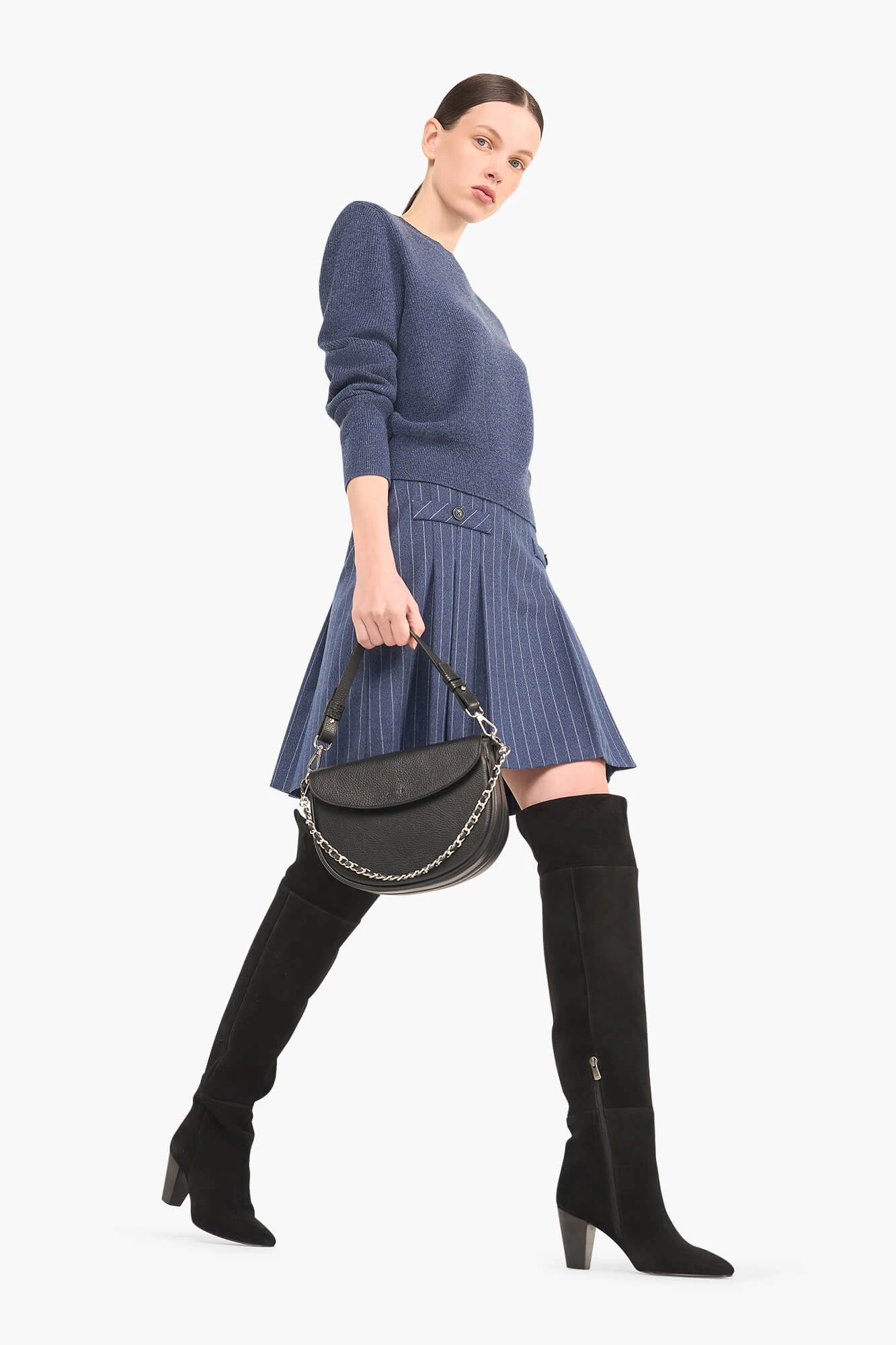Cashmere Trui Dames Barron Blauw