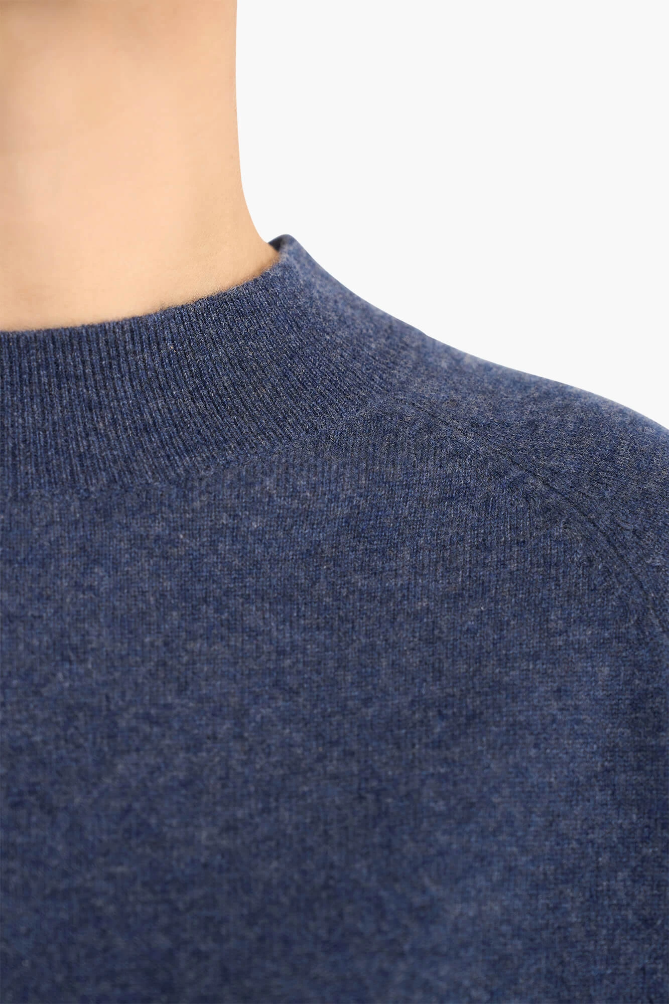 Cashmere Trui Dames Harvey Blauw