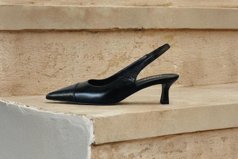 Alain slingback Schoenen Dames Leer Suede Mode Janice