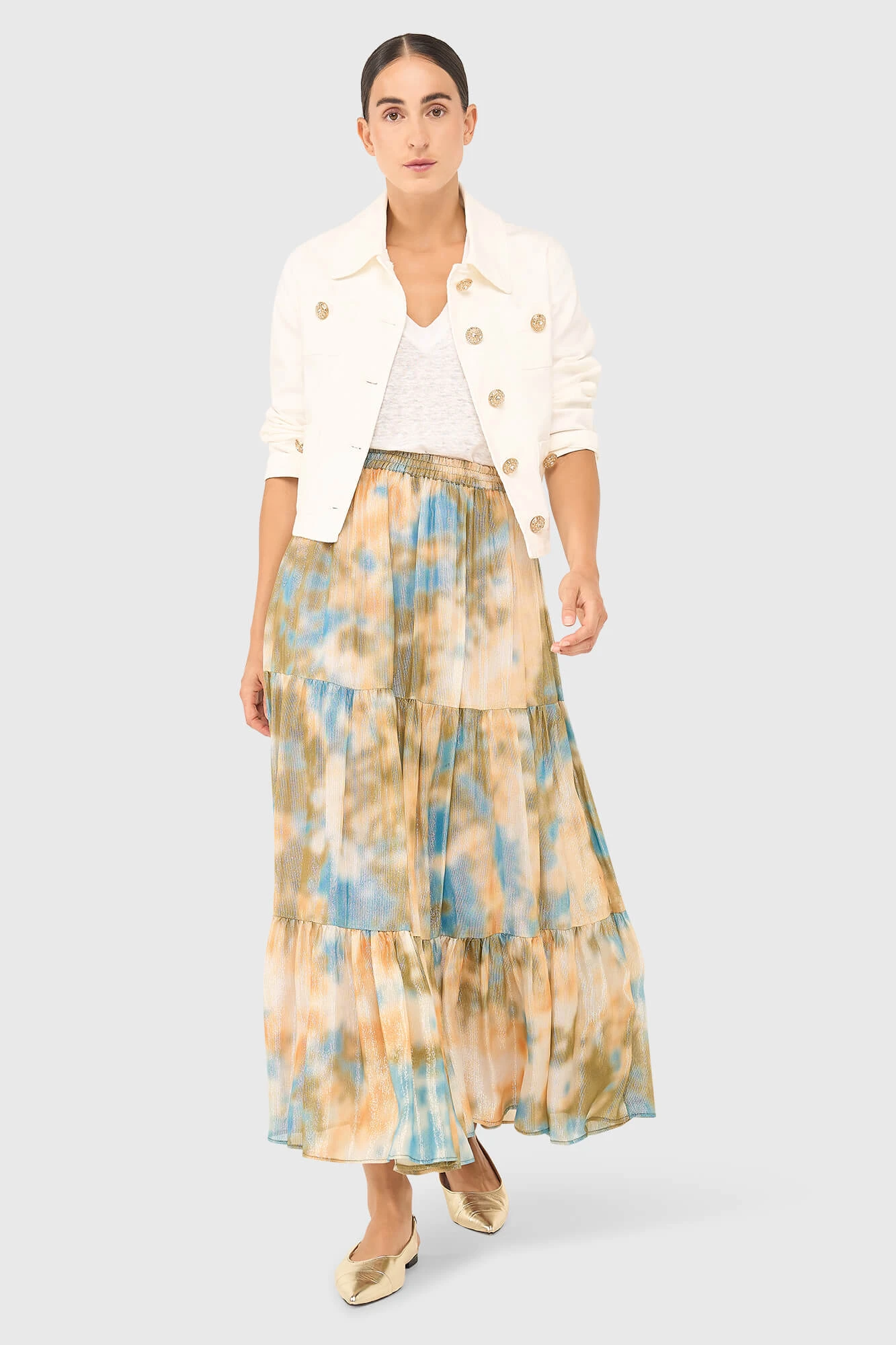 Tatum Spijkerjack Off White