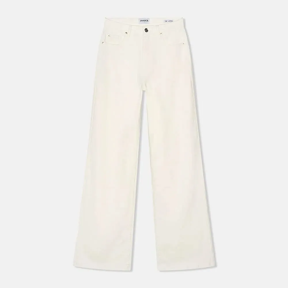 Jeans Dames Rechte Pijp High Rise Jason Off White 264