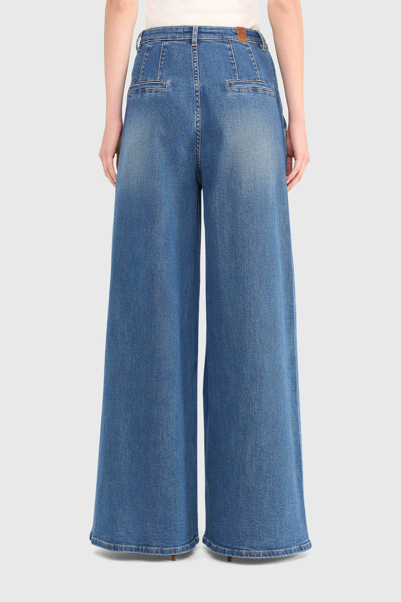 Jeans Dames Wijde Pijp Dollar Blauw 111