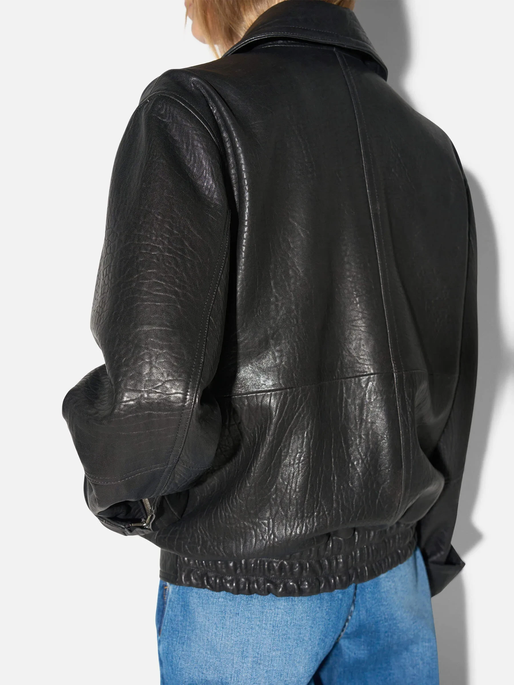 Leren Dames Jack Vintage Pilot Zwart