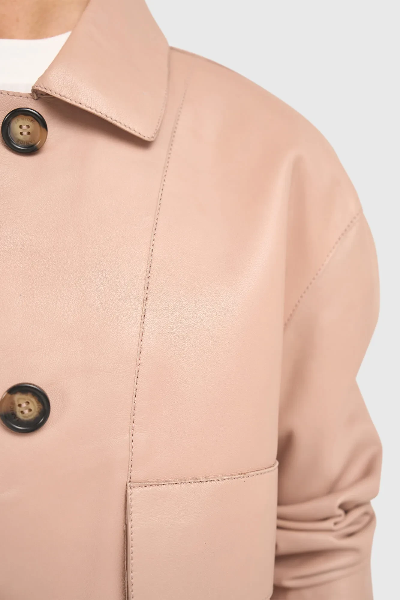 Leren Jas Dames William Roze