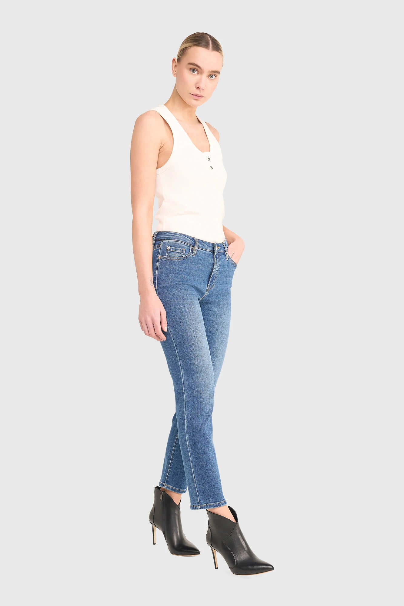 Mom Jeans Cooper Blauw 111
