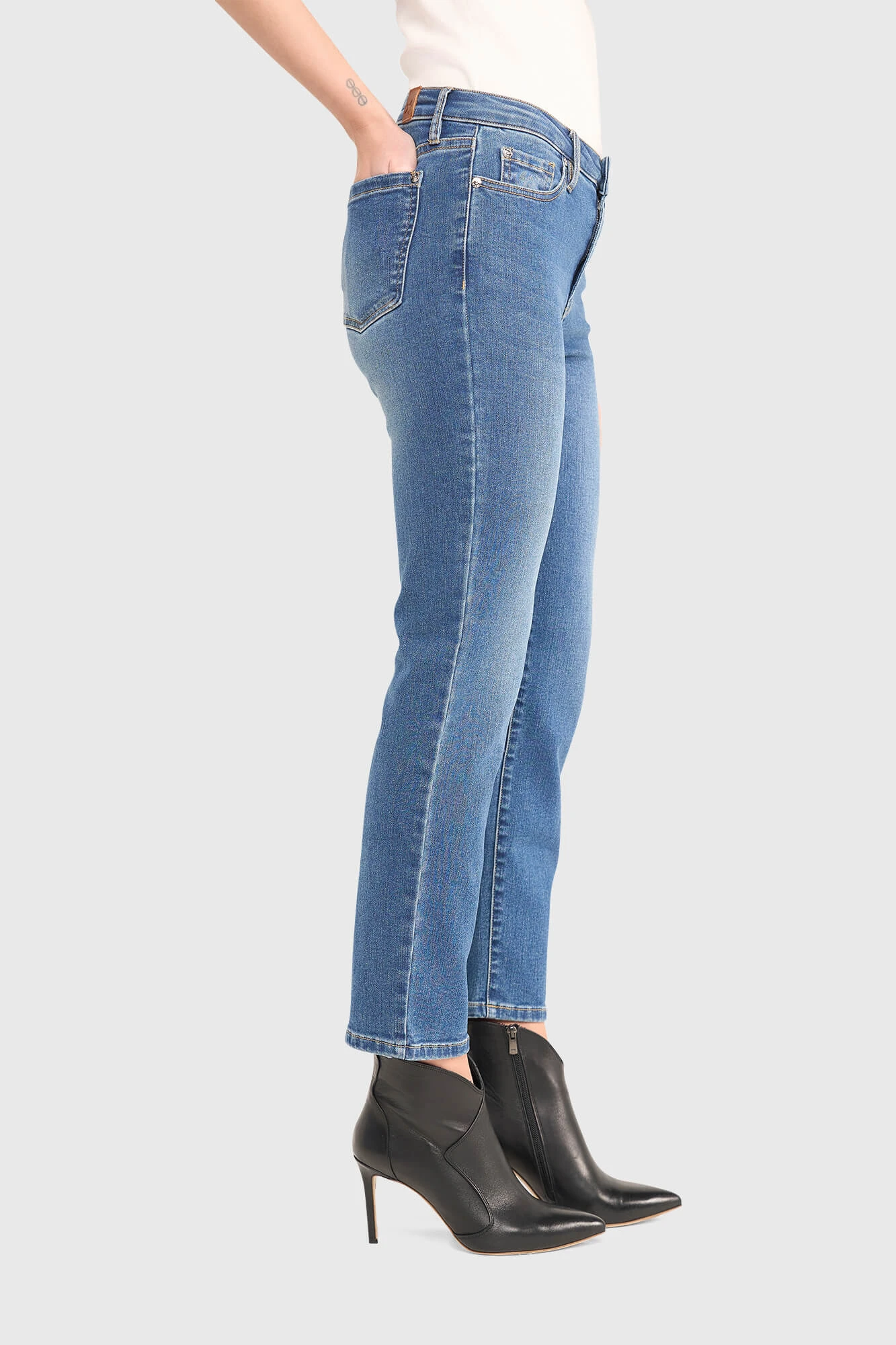 Mom Jeans Cooper Blauw 111