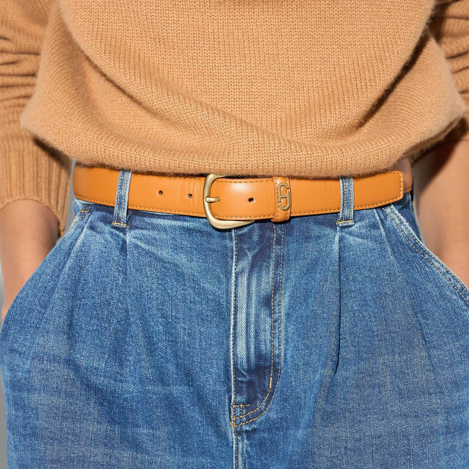 Riem Leer Dames Brass Malone Cognac