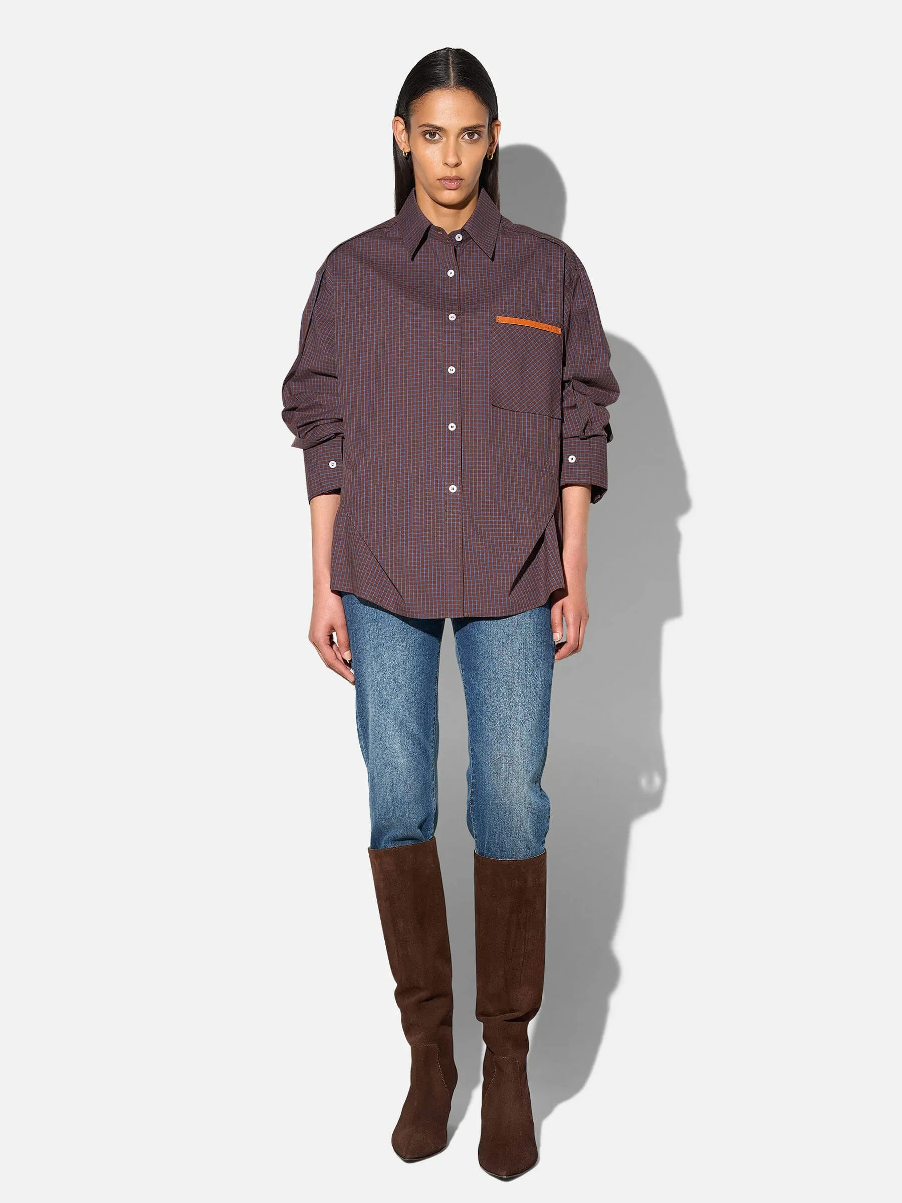 Ruiten Dames Blouse Katoen Oversized Phil Bruin