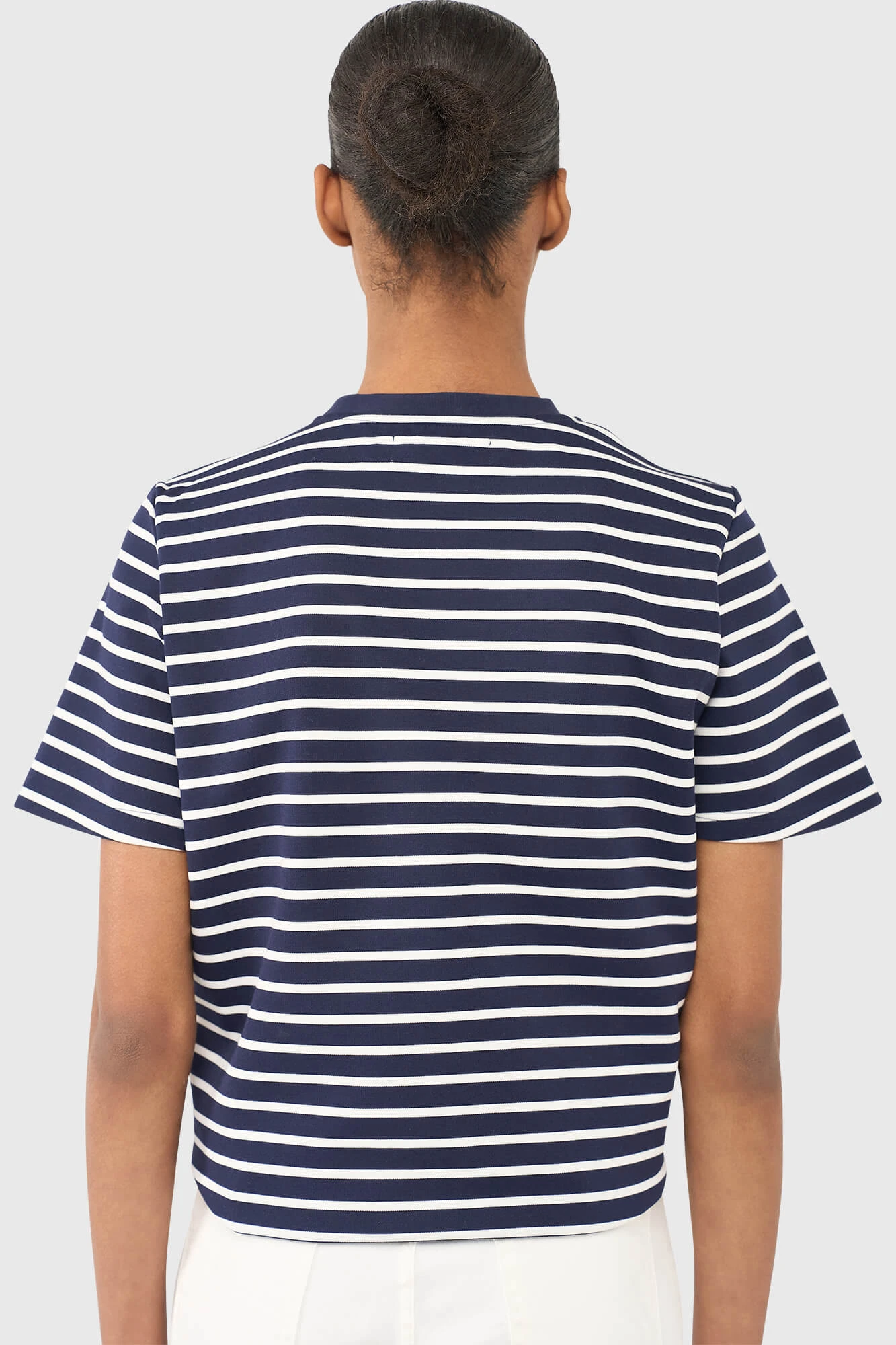 Rock Shirt Gestreept Donker Blauw