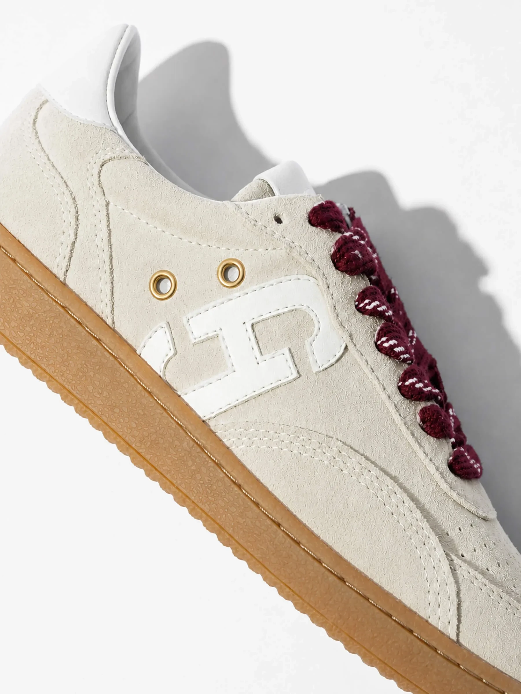 Sneakers Dames Handbal Vintage Stanley Creme