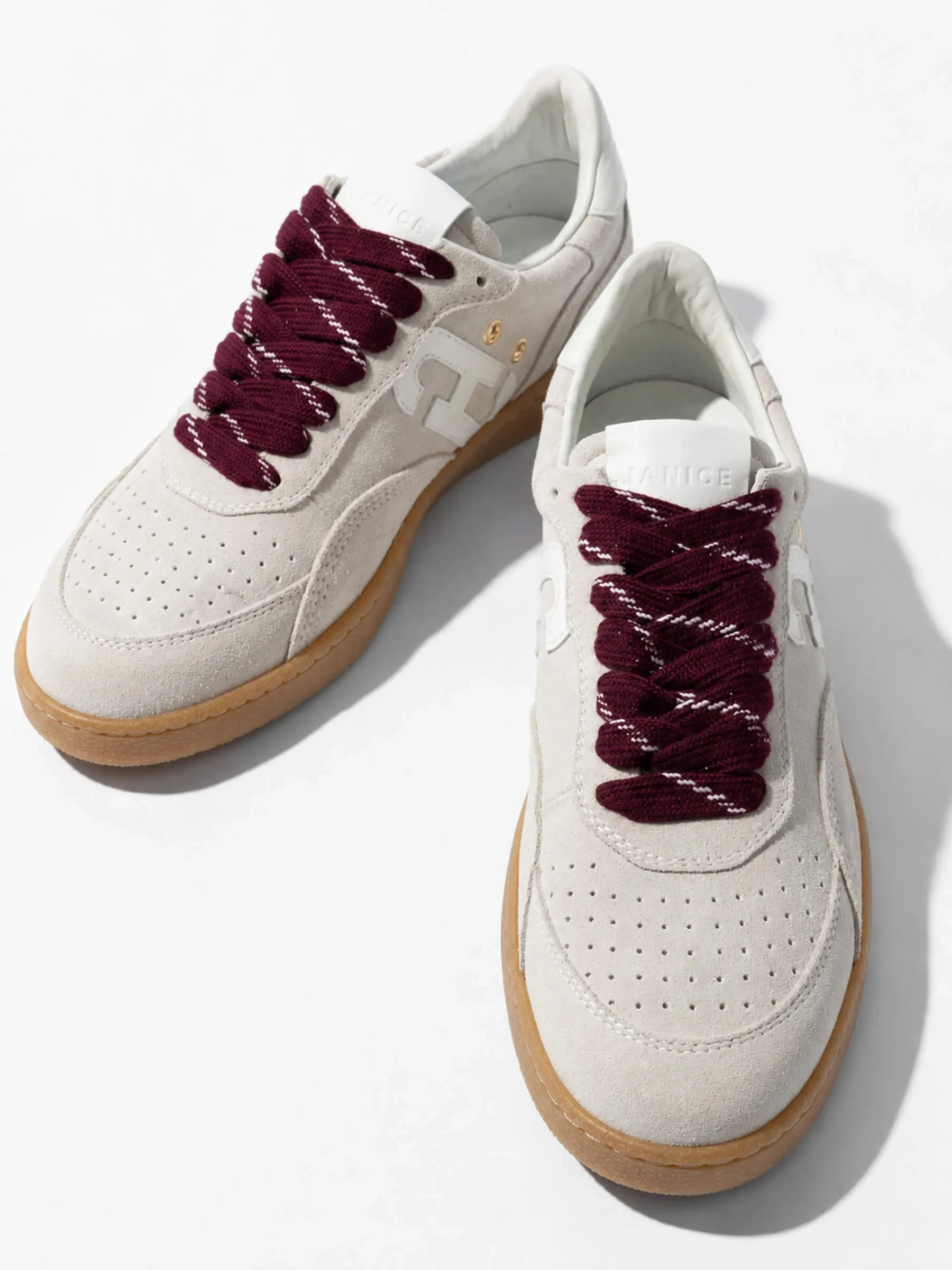 Sneakers Dames Handbal Vintage Stanley Creme