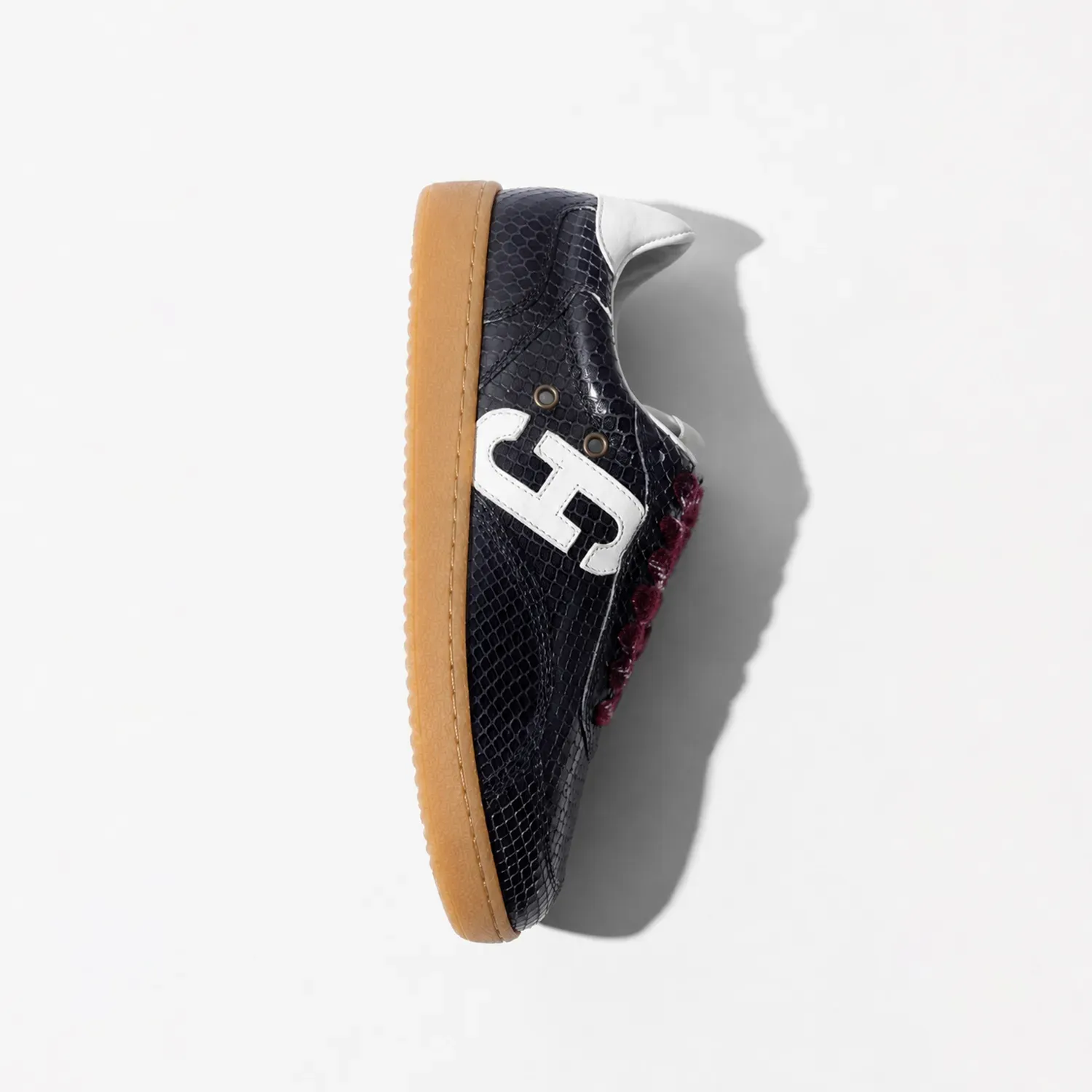 Sneakers Dames Handbal Vintage Stanley Zwart Snake