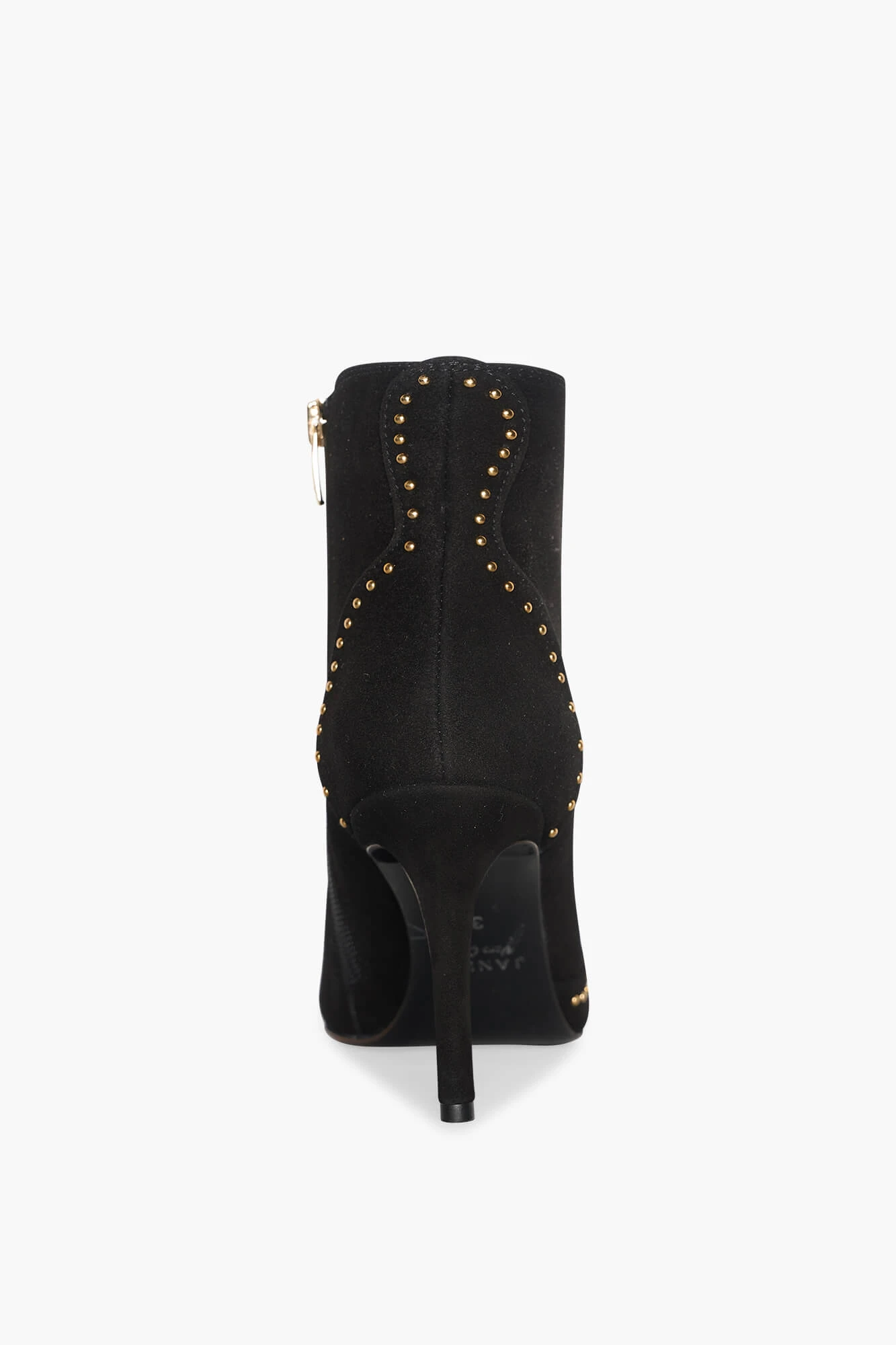 Laarsje Dames Suede Stewart Zwart Studs